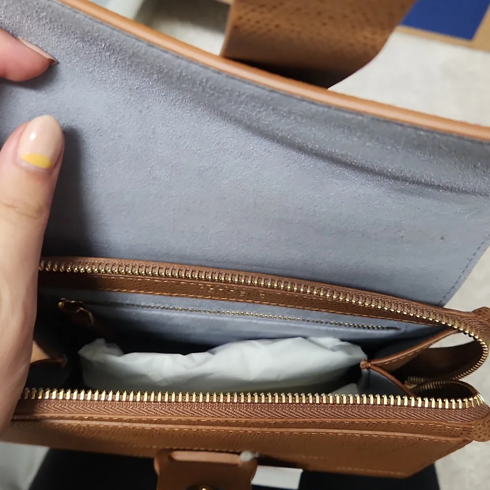 Senreve Alunna bag - chestnut, pebbled leather - Picture 3 of 5